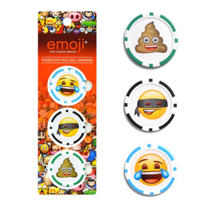 Emoji  poker chip golfball marker